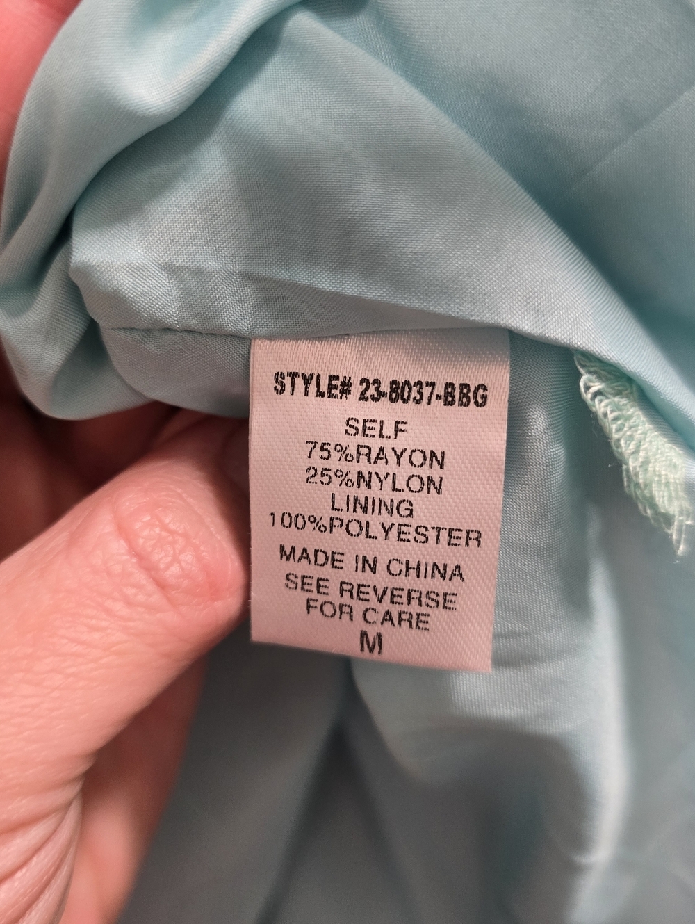 Boutique Puff Sleeve Pastel Tropical Print Babydoll Dress. Swiss Dot. Lined - Picture 6 of 7